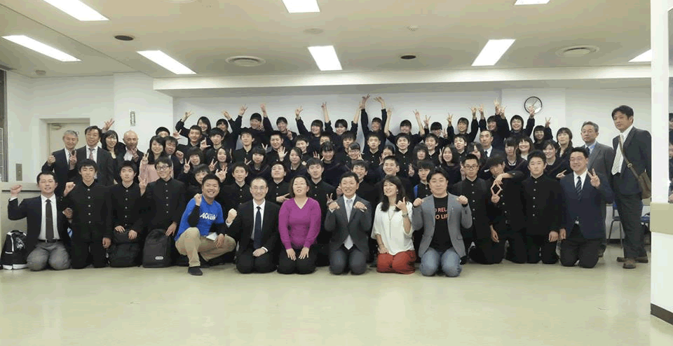 2018年4月18日青森市戸山中学校AFS(アオスキフューチャーズゼミ）開催しました。